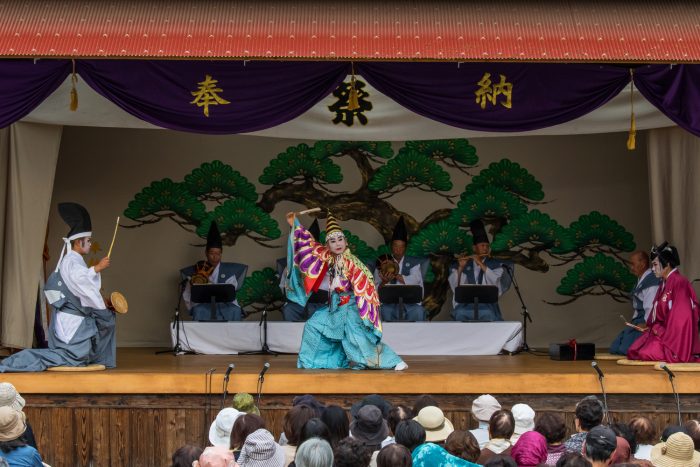 二宮赤城神社の二之宮式三番叟