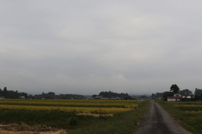 10月4日(木)　AM 7:35　前橋市苗ケ島町