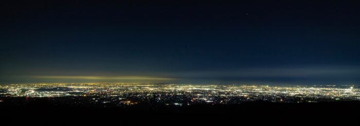 パノラマ展望台からの夜景