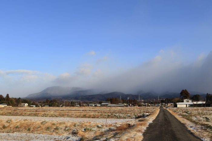 2月10日(日)　AM 7:55　前橋市苗ケ島町