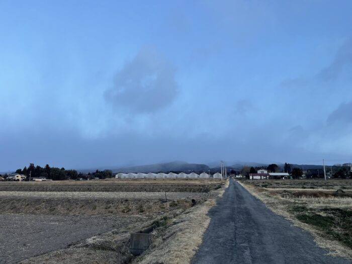 1月26日(月)　AM 6:58　前橋市苗ケ島町