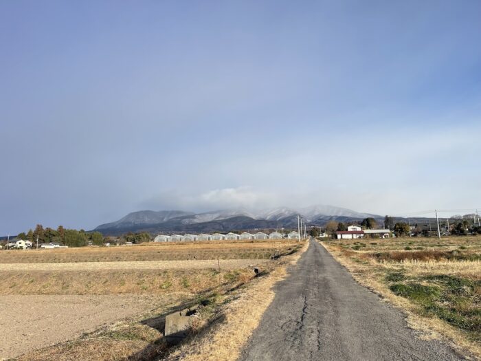 1月3日(土)　AM 8:10　前橋市苗ケ島町