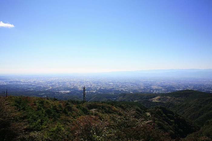 パノラマ展望台からの関東平野